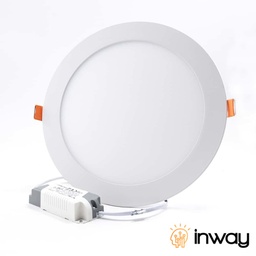 [DGPR-547877] Kit Panel LED Circular, p/Empotrar, 24W, 12&quot;, CW 6000K, 90-140Vac, Dimmable