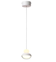 [DGPR-1026802] Lámpara LED Decorativa Colgante, DG50472P, 8W, NW 4000K, 85-265Vac, Dimensiones: 100x100x1500mm, IP20, Blanco