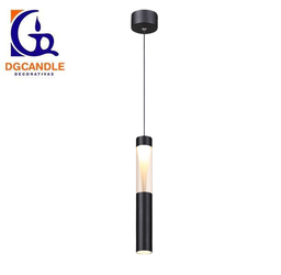 [DGPR-1028117] Lámpara LED Decorativa Colgante, DG51224P, 8W, NW 4000K, 85-265Vac, Dimensiones: 50x50x1500mm, IP20, Negro